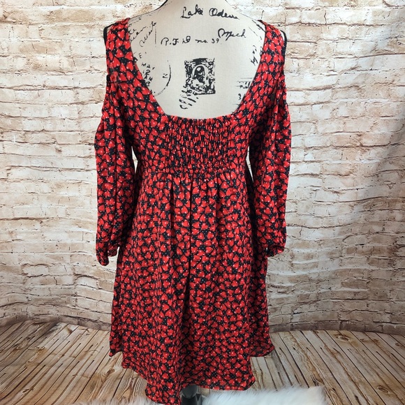 Disney Colleen Atwood Alice Looking Glass Hearts Dress M - Picture 4 of 8